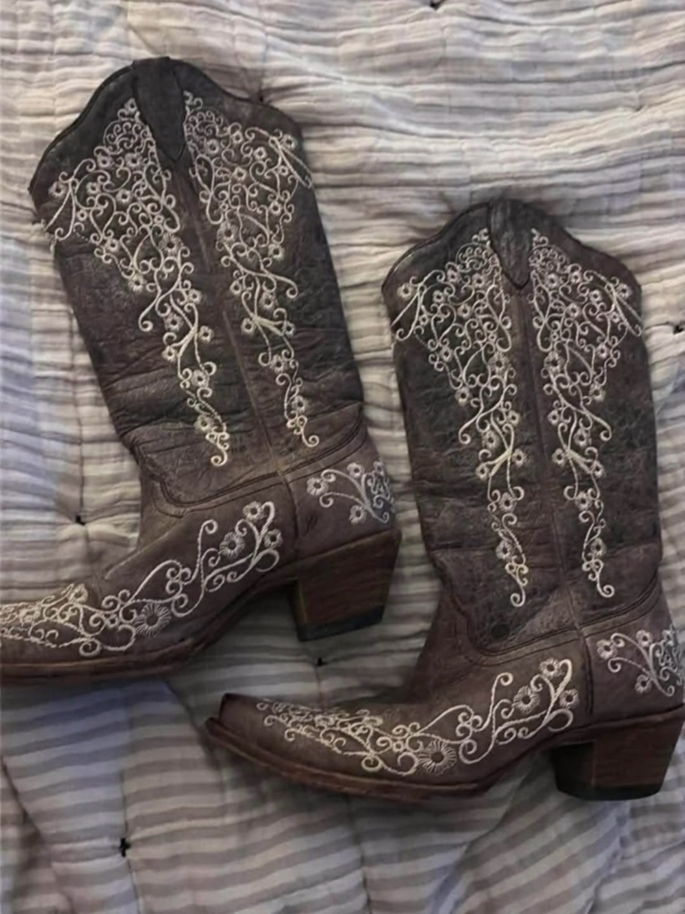 Embroidered Corral Western Boots